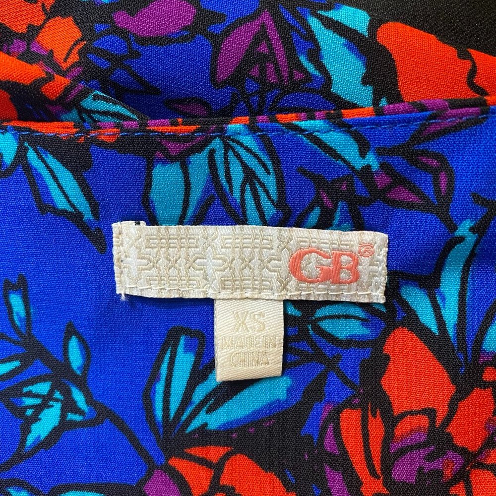 Gianni Bini Floral Print Trapeze Dress - Picture 6 of 9